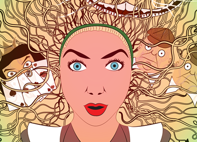 Alice in Wonderland Illustration